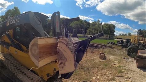 skid steer firewood processor reviews|skid steer mounted wood processor.